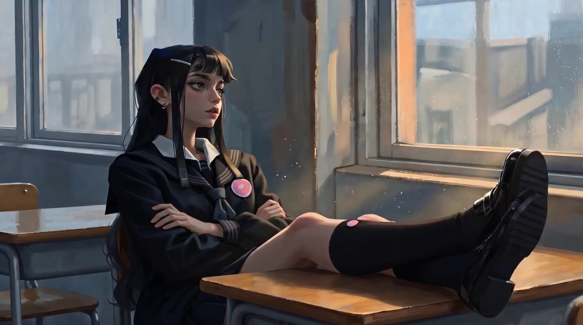 A Quiet Hello production still 1
