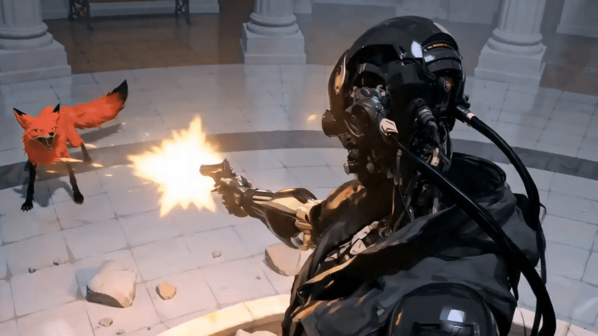 The Witch and the War Machine production still 2